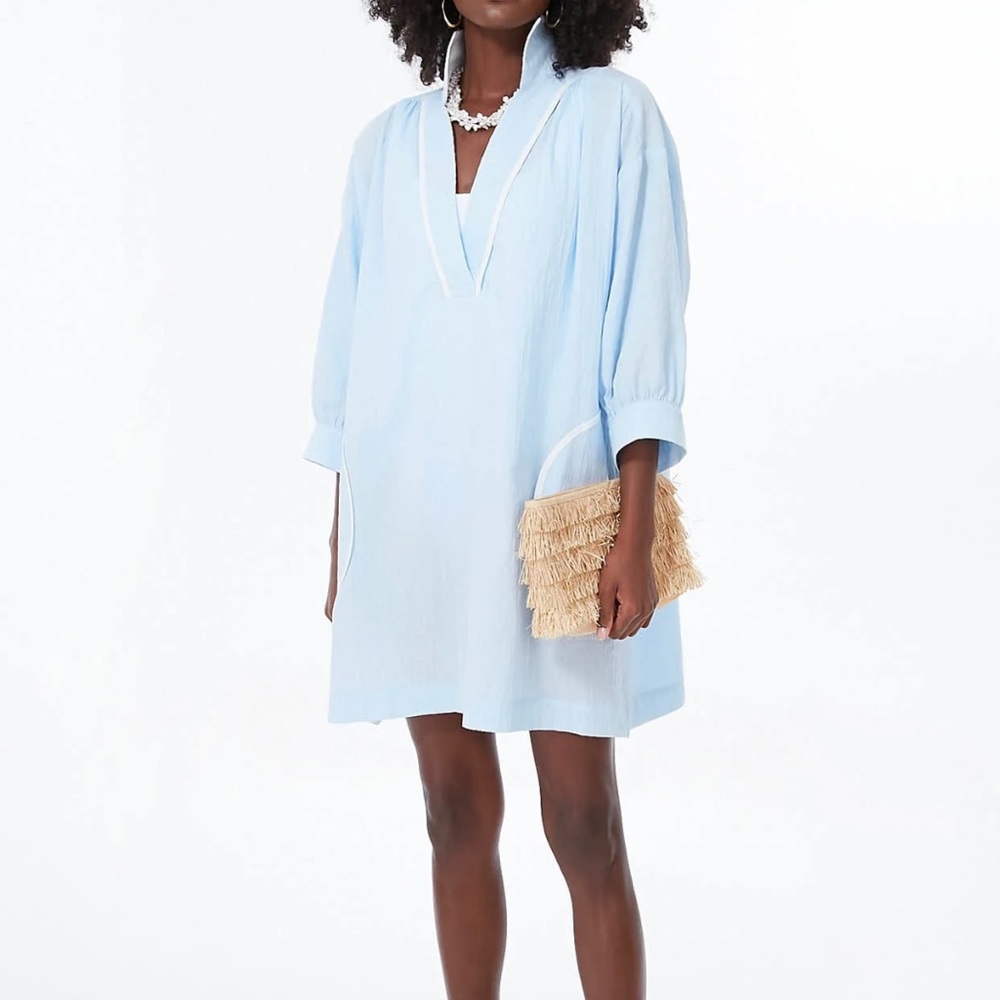 Tuckernuck Pomander Place Skye Blue Lizzie Coverup NWT